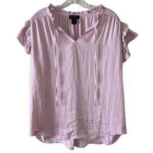 RACHEL Rachel Roy Blush V-Neck Blouse